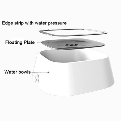 "Spill-Proof Floating Dog Water Bowl - Keep Your Pup Hydrated Without the Mess!"