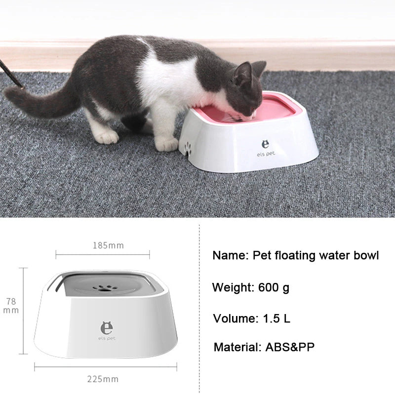 "Spill-Proof Floating Dog Water Bowl - Keep Your Pup Hydrated Without the Mess!"